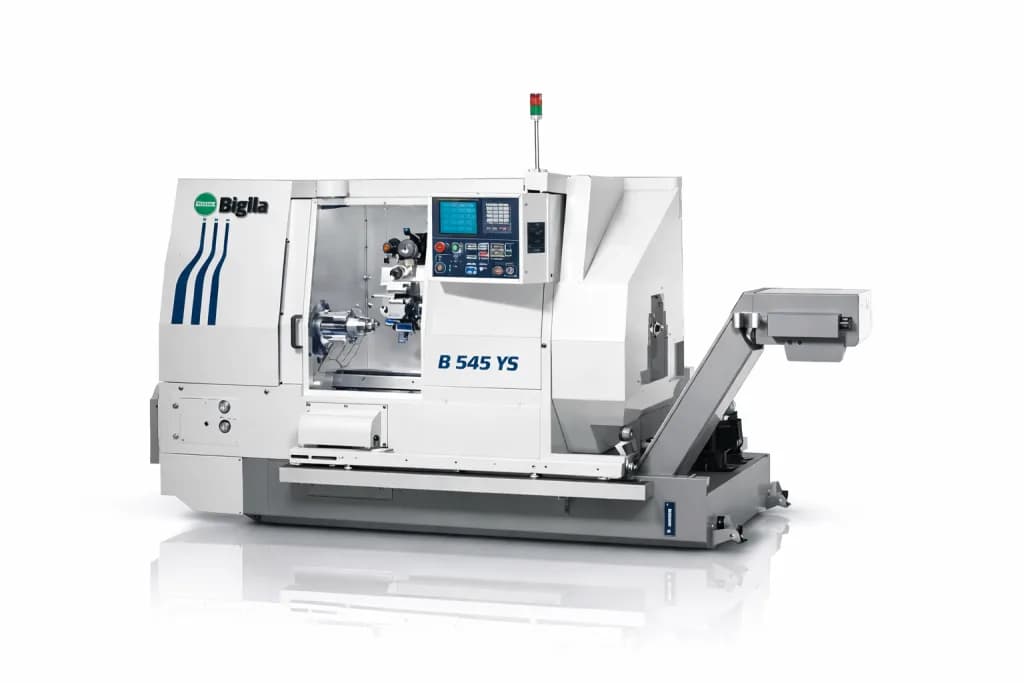 BIGLIA B 545 YS + Stangenlader, Y- & C-Achse · AGW · Gegenspindel bei UYAR Präzisionstechnik